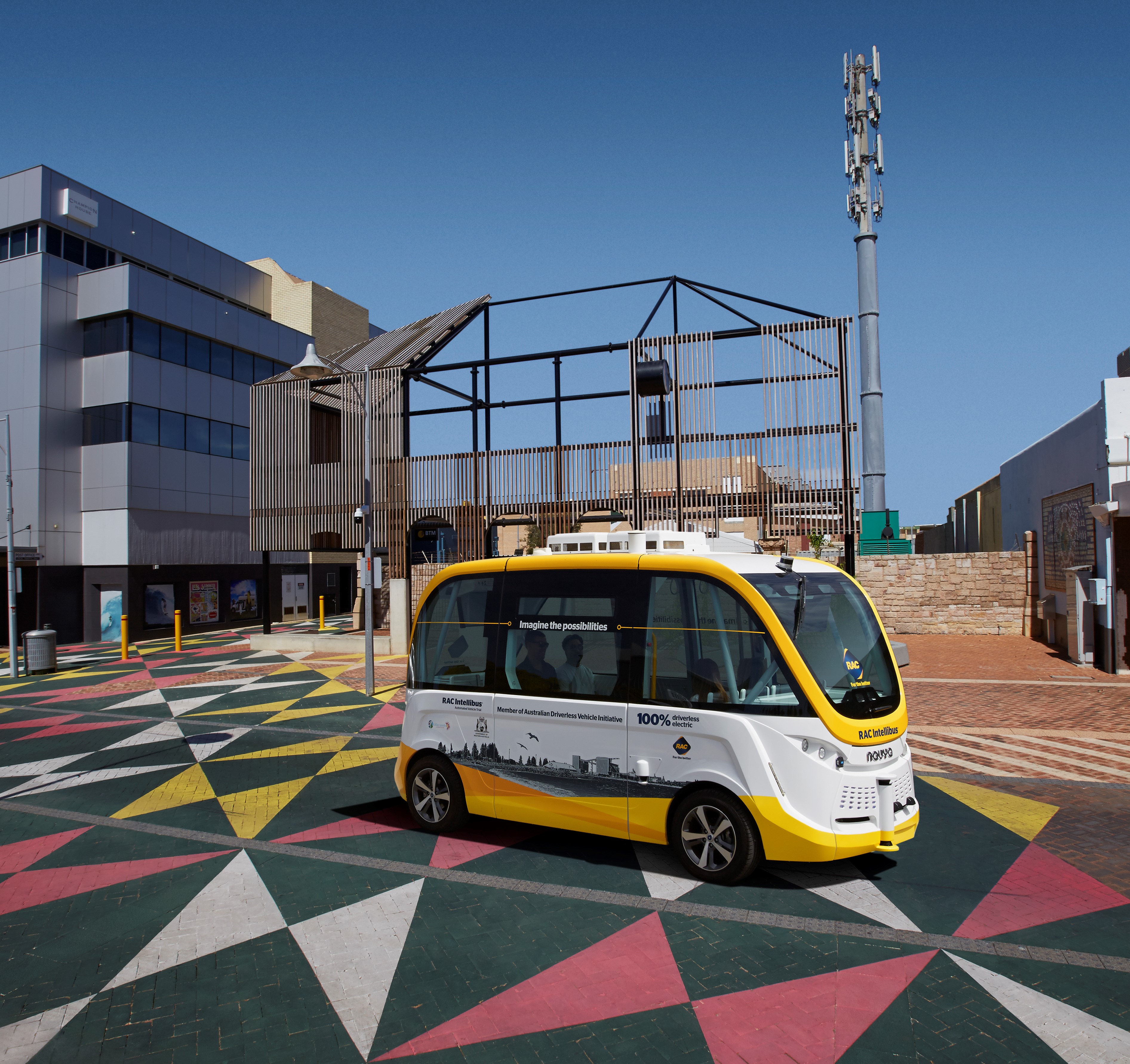 The RAC Intellibus® on the Geraldton Foreshore