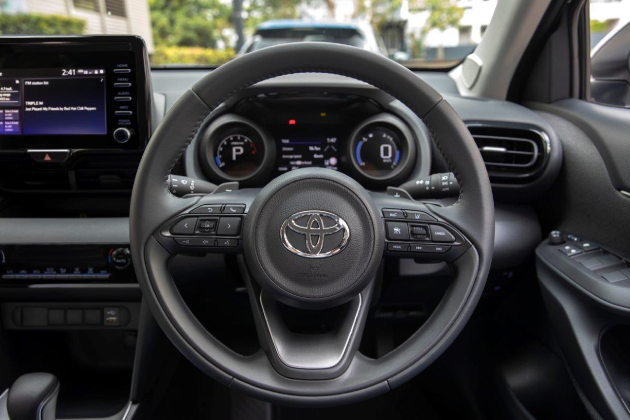 Steering wheel of Toyota Yaris Cross