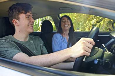 RAC Road Ready teen learning to drive with parent