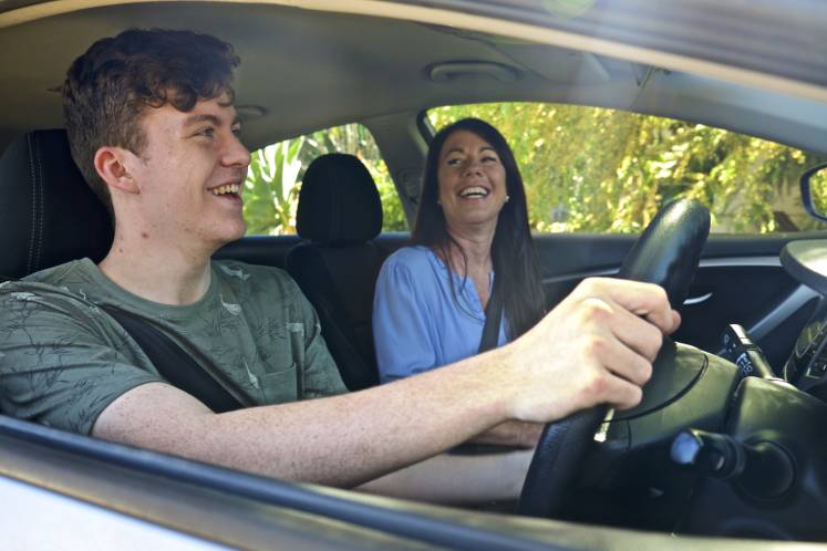 RAC Road Ready teen learning to drive with parent