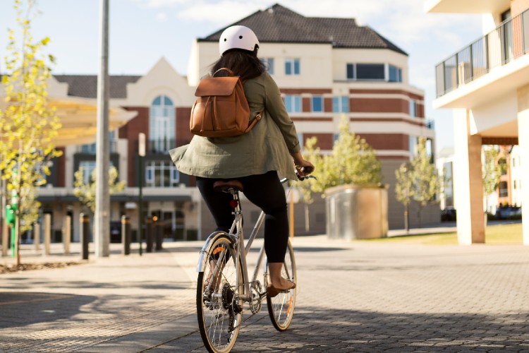 Urban Commuter on Bike