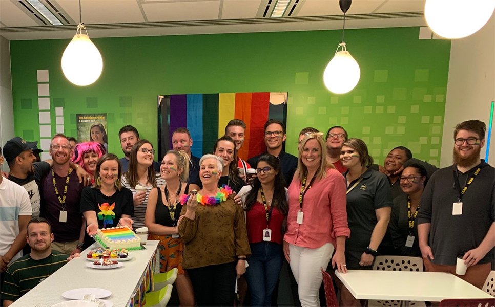 RAC's Identity Recourse Group celebrating Pride