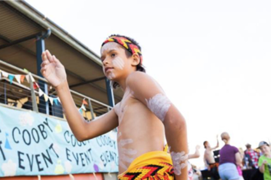 Indigenous dancer