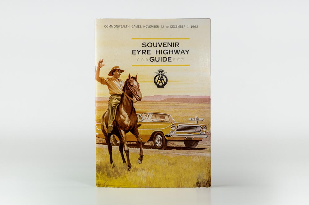 Front cover of the 1962 Eyre Highway Guide