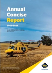 Cover of RAC annual report 2023