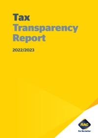 Front cover of Tax Transparency Report