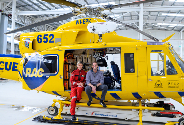Rod reunited with RAC Rescue crew