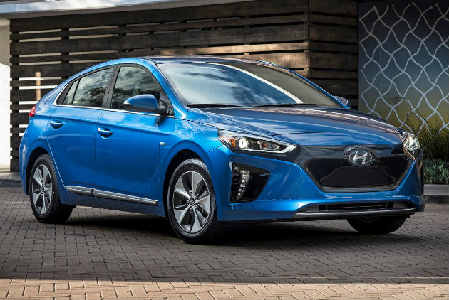 The new Hyundai Ioniq electric vehicle