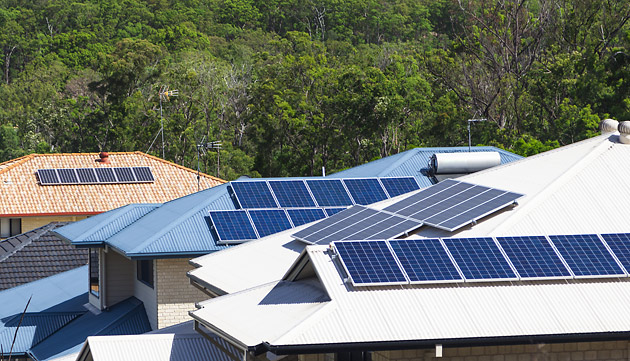 Roof-top solar panels