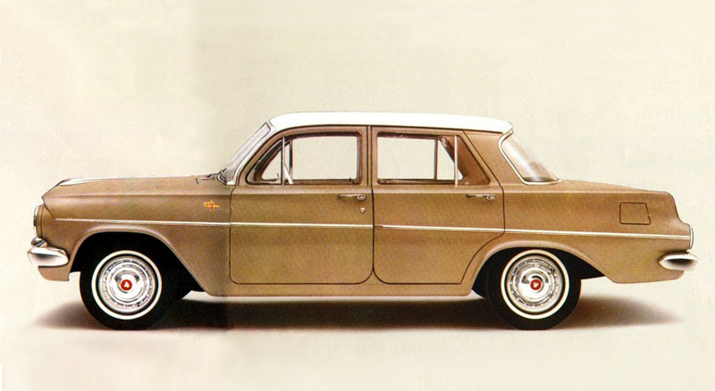 Holden EJ - The EJ changed the basic layout of a Holden in 1962 with a sleeker, more angled approach. 