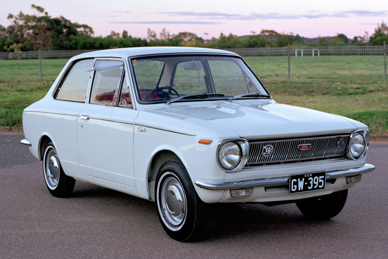 Toyota Corolla - The Corolla first hit ours streets in the ‘60s towards the end of the decade. Toyota had already established a strong presence in the local market thanks to the Corolla’s low price and running costs.