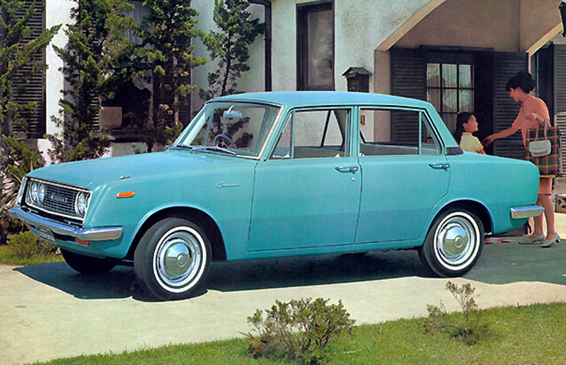 Toyota Corona - It was the Corona of 1965 that really started the momentum for Toyota as an affordable mid-sizer with unique styling…but modest performance.