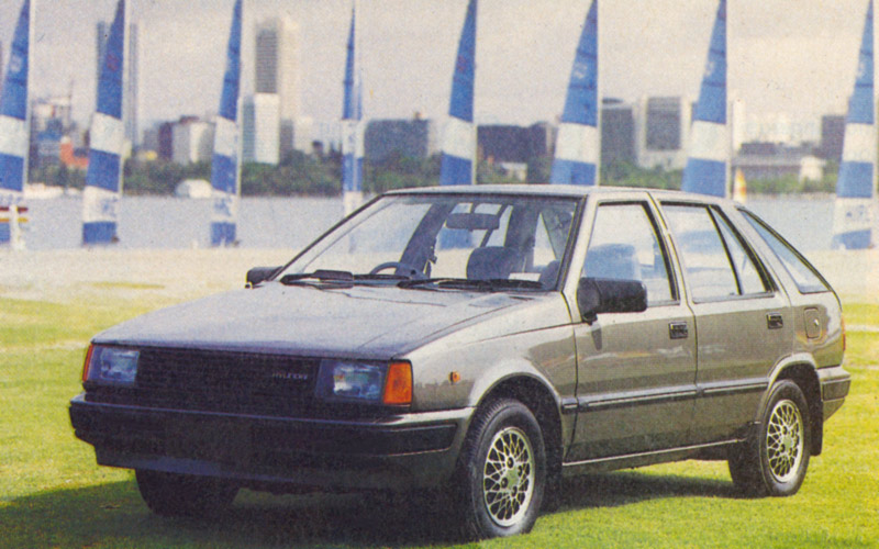 Hyundai Excel - In 1986, Alan Bond’s Bond Motor Sales imported an unremarkable Hyundai hatchback to WA called the Excel. It was a bit rattly but economical and for some reason, still not well understood, WA buyers went completely nuts for it.