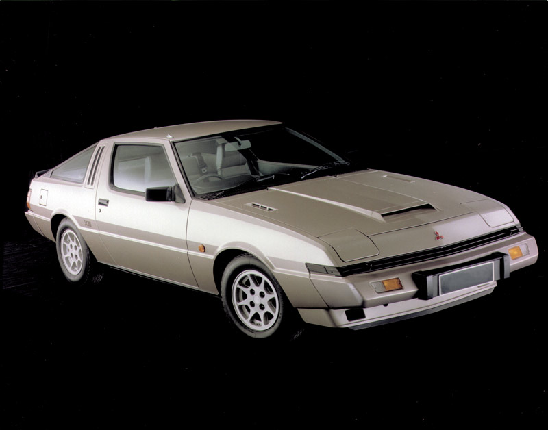 Mitsubishi Starion - With its angular styling, pop-up headlights and turbocharger technology, the Starion was more 1980s than a hypercolour t-shirt. 