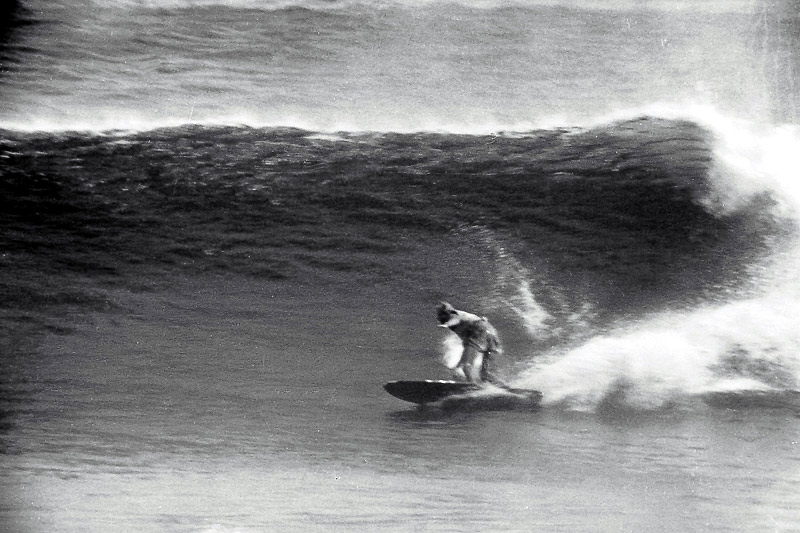 Ian Cairns surfing Margaret River at the Australian Surf Titles, 1969. Image: Ric Chan.