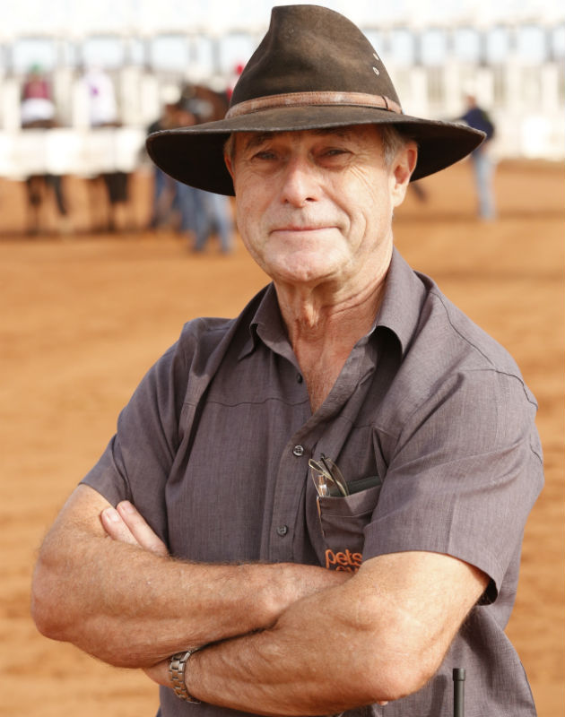 Vet Rick Fenny visits rural races to keep the horses healthy