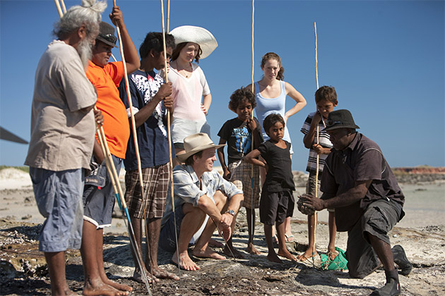 Tourists on Bundy's Cultural Tour