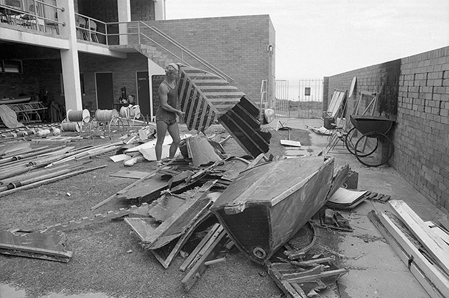 Cyclone Alby caused extensive damage to Cottesloe Surf Lifesaving Club