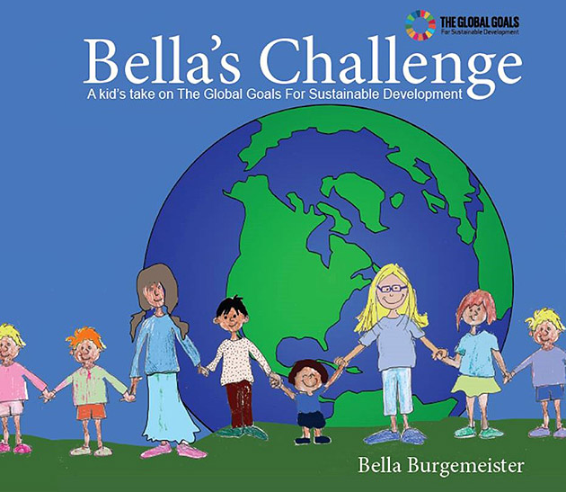 The cover of Bella Burgemeister's book, Bella's Challenge