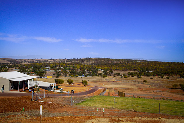 View over the Northam Eco Lifestyle Village site