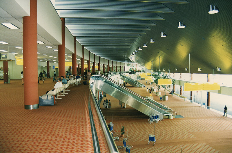 Interior International terminal late 1980s