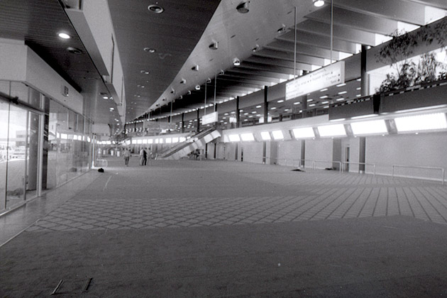 International terminal arrivals 1980s