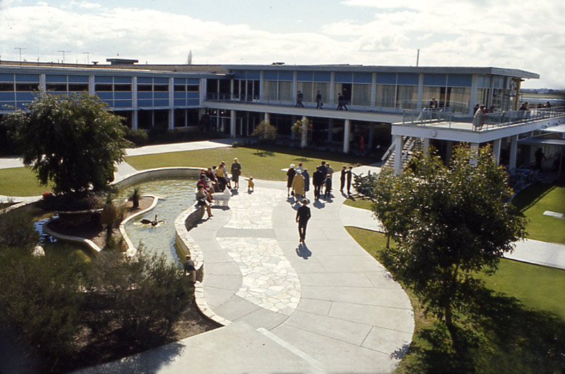 Terminal courtyard mid 1960s