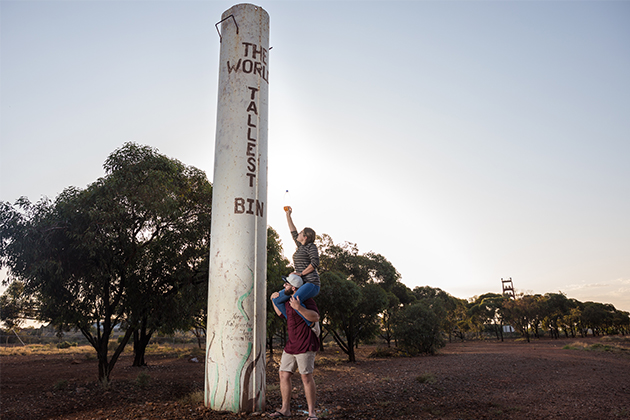 The World's Tallest Bin in Kalgoorlie