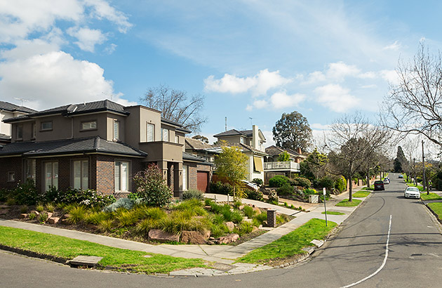 Image of house on corner block