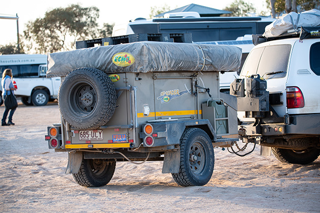 Image of a camper trailer