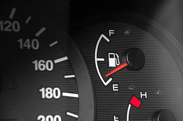 Car fuel gauge