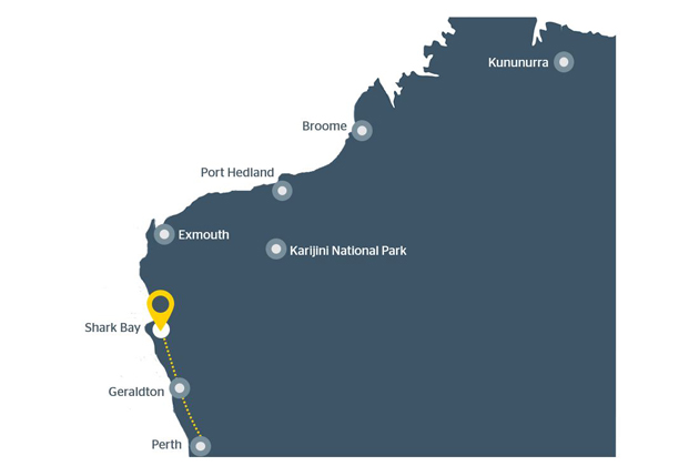 Map of Shark Bay