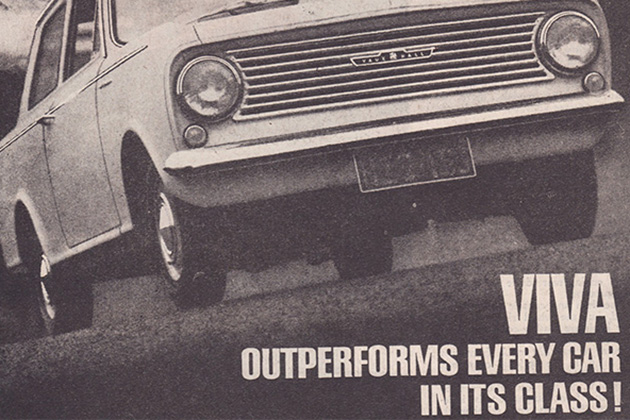 Old ad for a Viva Vauxhall