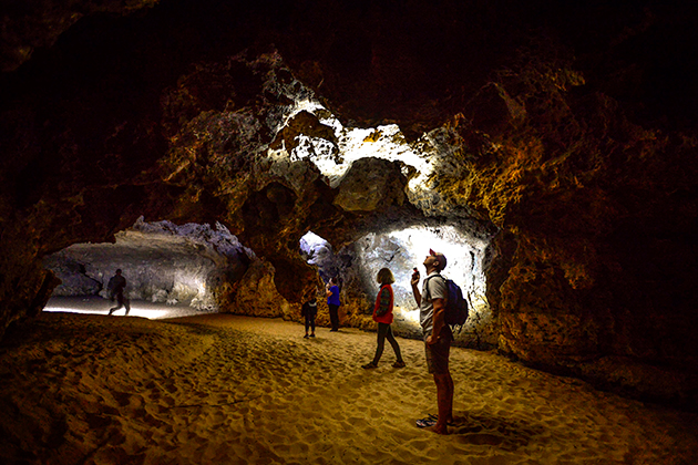 Image of the inside of a cave