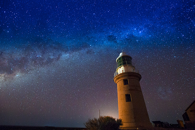 Lighthouse on a hill