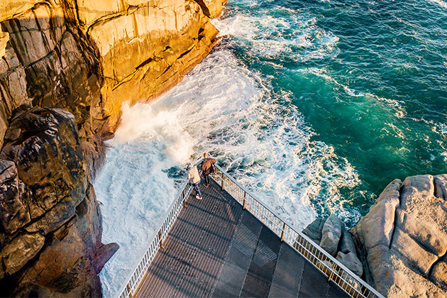 Image of the Gap from above