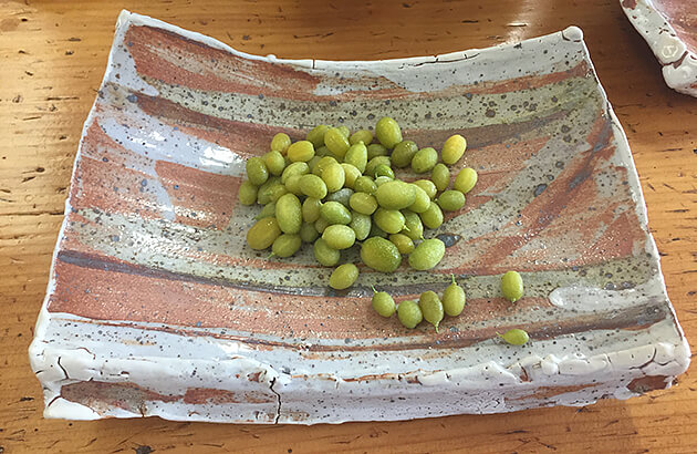 Desert limes on a platter