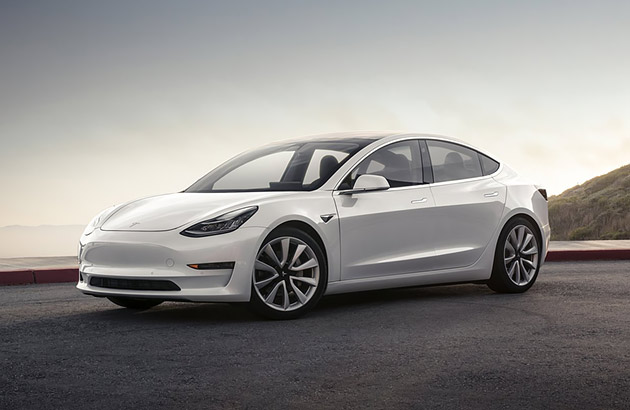 2022 Tesla Model 3 electric car 