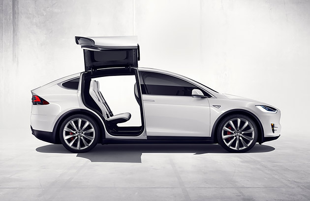  2022 Tesla Model X electric car 