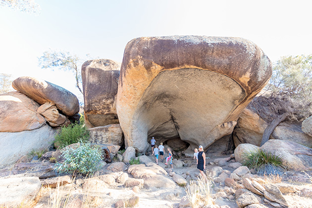 Large rock face