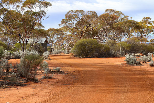 Rest stop in the outback