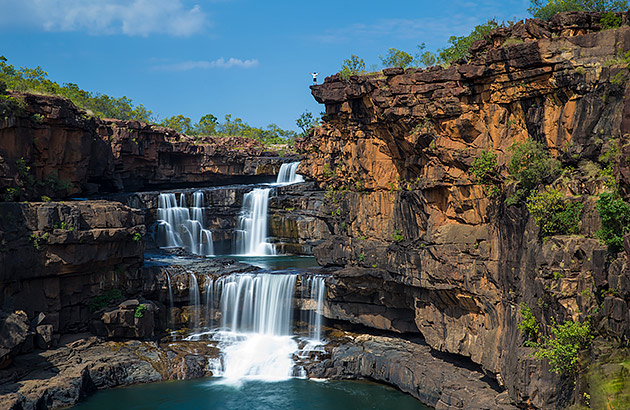 Mitchell Falls three-tiered waterfall
