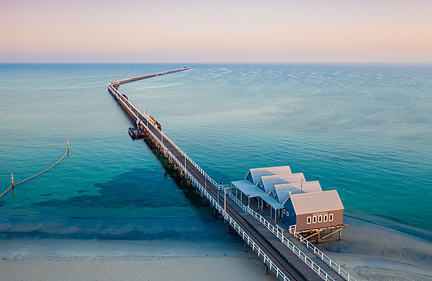 Busselton Jetty at sunset