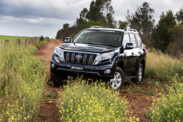 Black Toyota Prado