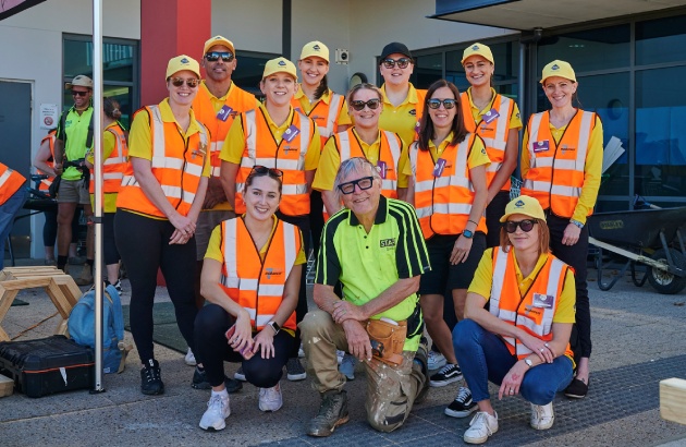 RAC volunteers and David Engiwcht