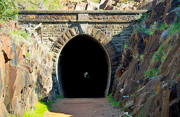 The entrance to the Swan View Tunnel