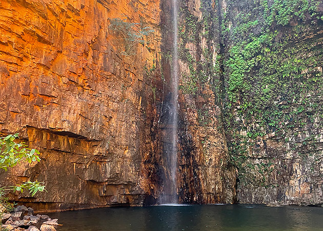 A waterfall at El Questro Wilderness Park