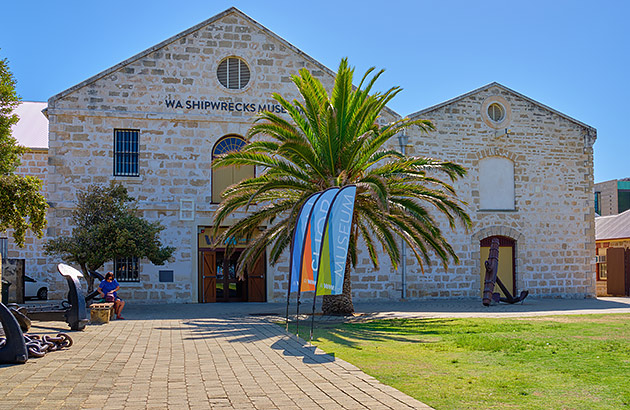 The entry to the WA Shipwrecks Museum in Fremantle