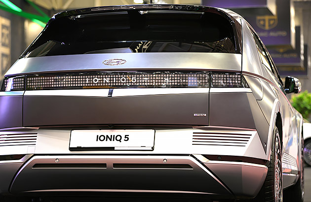 The rear of a Hyundai Ioniq5