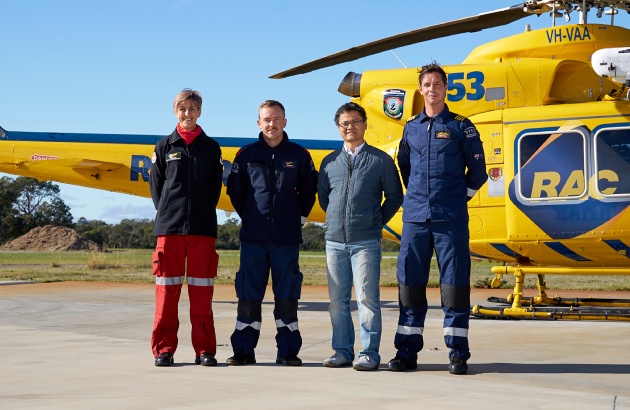 Ron Sao reunited with RAC Rescue squad